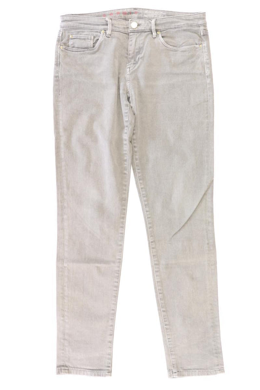 Esprit Straight Jeans Gr. 38 grau aus Baumwolle