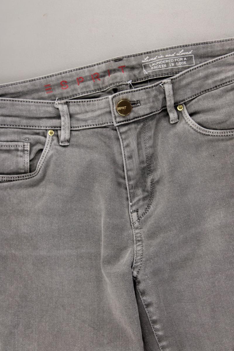 Esprit Straight Jeans Gr. 38/L32 grau aus Baumwolle