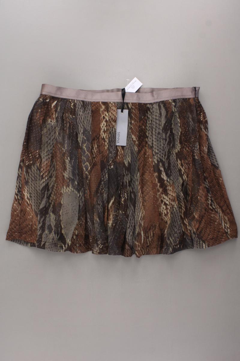 Sienna Impressionen Faltenrock Gr. 38 neu mit Etikett braun aus Polyester