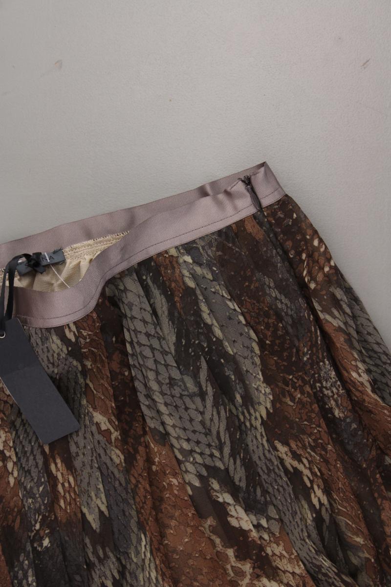 Sienna Impressionen Faltenrock Gr. 38 neu mit Etikett braun aus Polyester