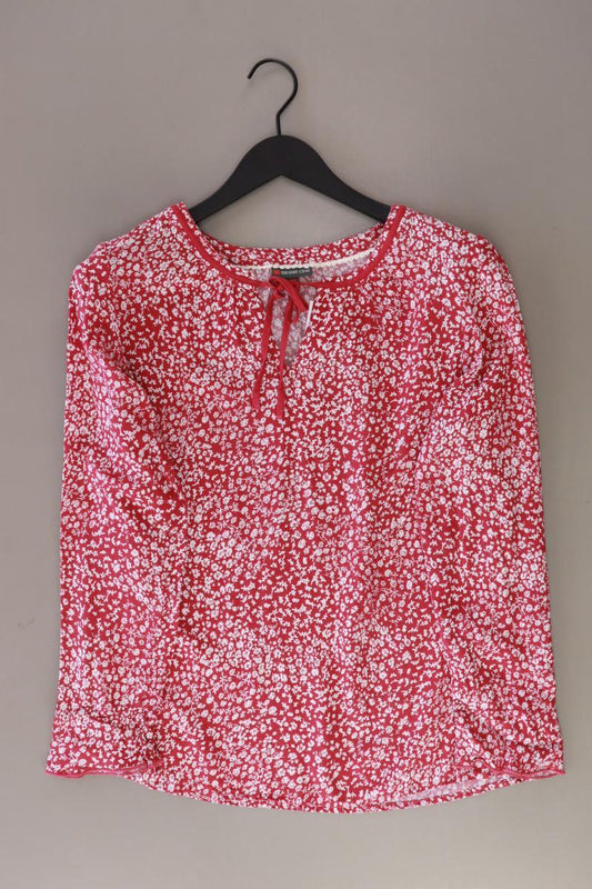 Street One Langarmbluse Gr. 38 mit Blumenmuster rot aus Viskose