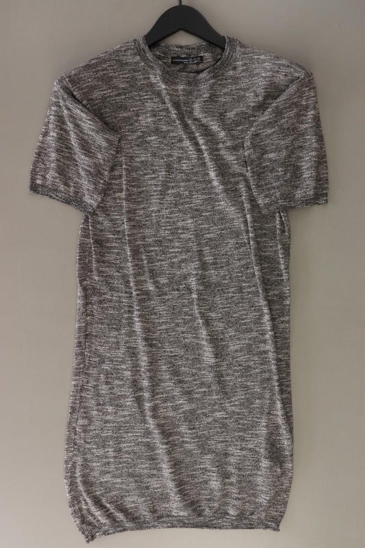 Atmosphere Strickkleid Gr. 32 neu mit Etikett Kurzarm grau aus Baumwolle