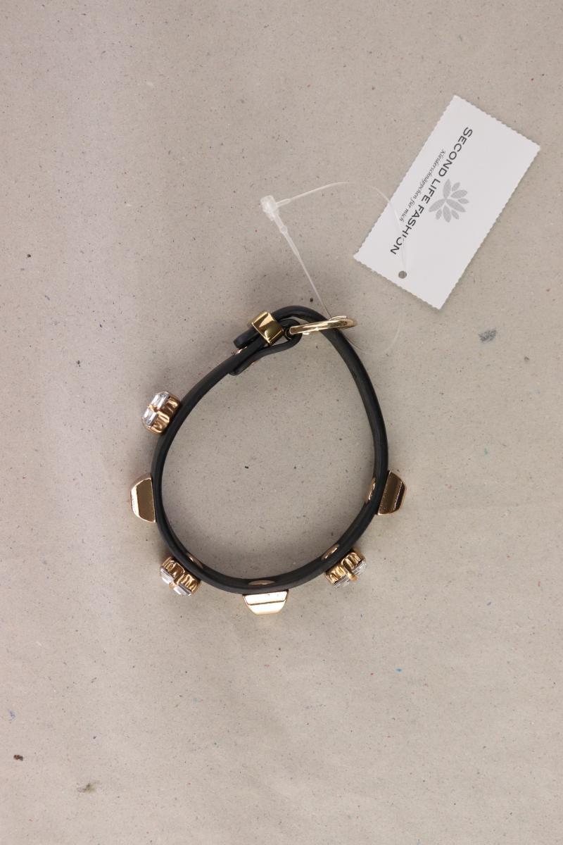 Nietenarmband schwarz