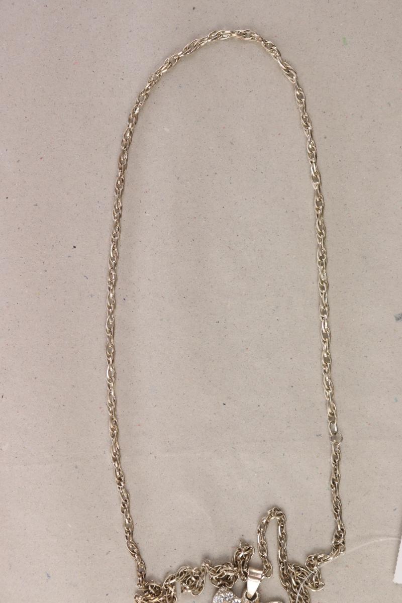 Halskette mit Katzenanhänger gold