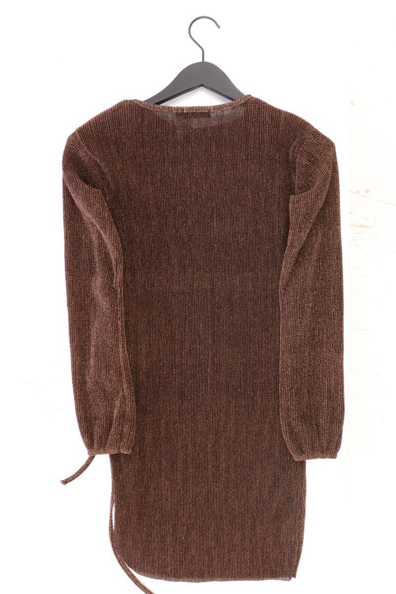 Prettylittlething Schlauchkleid Gr. 36 Langarm gold aus Polyester