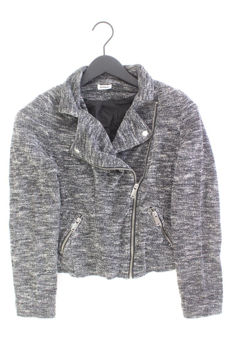Kurzjacke Gr. 36 grau aus Viskose