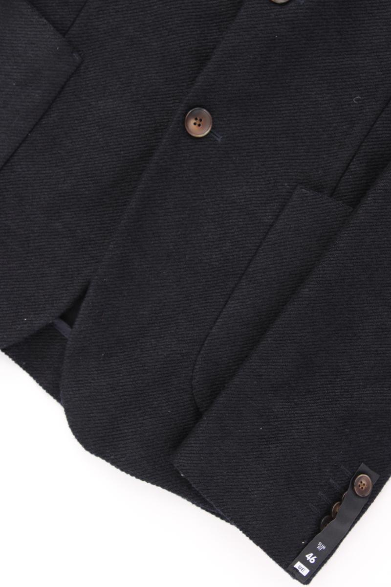 WE Fashion Longsakko für Herren Gr. 46 neuwertig blau aus Polyester