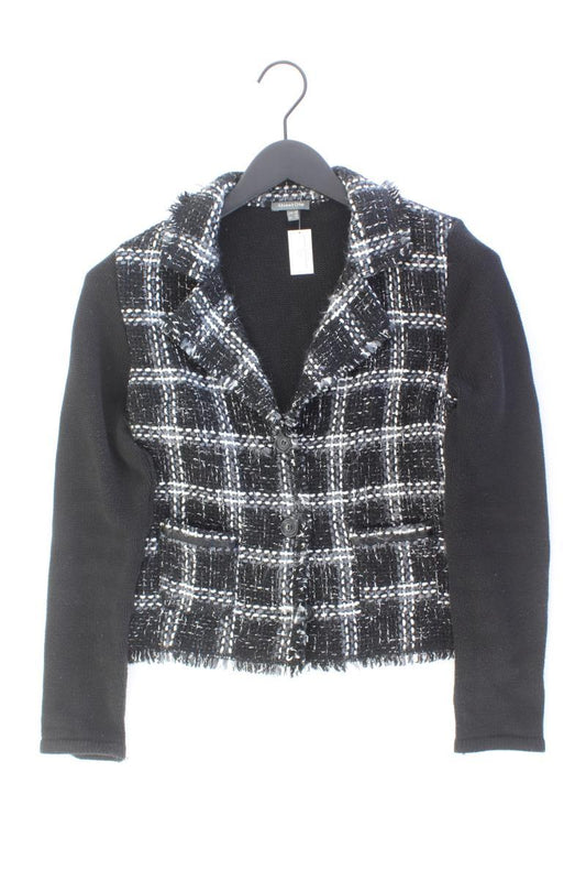 Street One Strickblazer Gr. 38 kariert schwarz aus Polyacryl