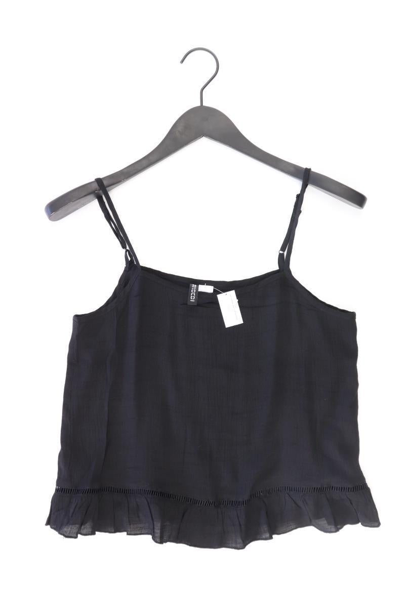 H&M Rüschentop Gr. 38 schwarz