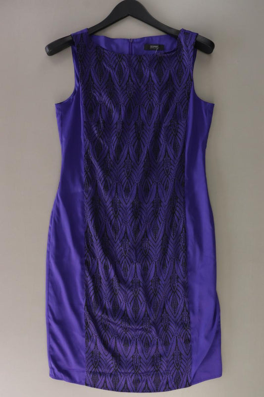 Esprit Collection Satin Kleid Gr. 38 Ärmellos lila aus Polyester