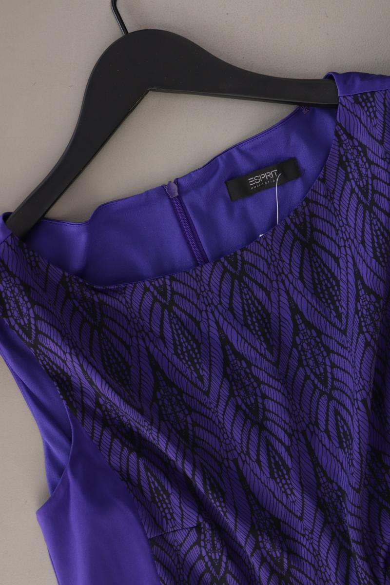 Esprit Collection Satin Kleid Gr. 38 Ärmellos lila aus Polyester