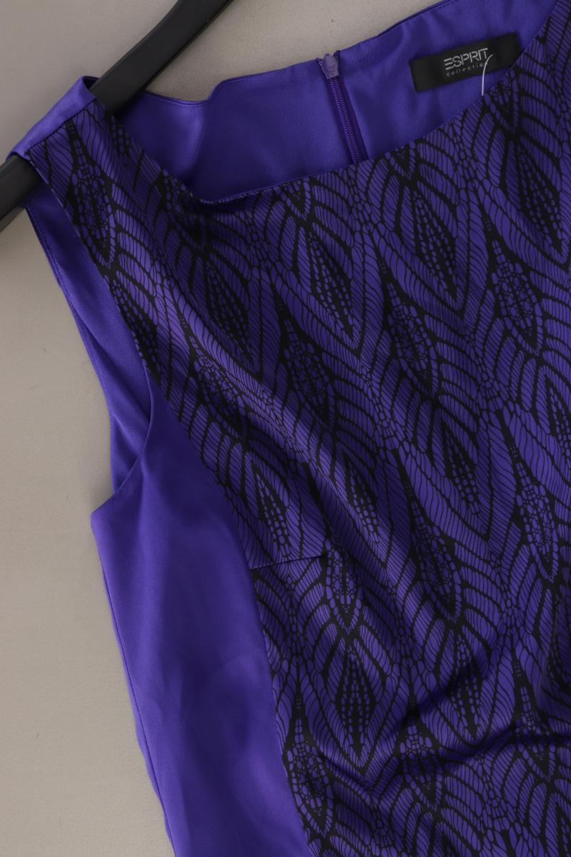 Esprit Collection Satin Kleid Gr. 38 Ärmellos lila aus Polyester