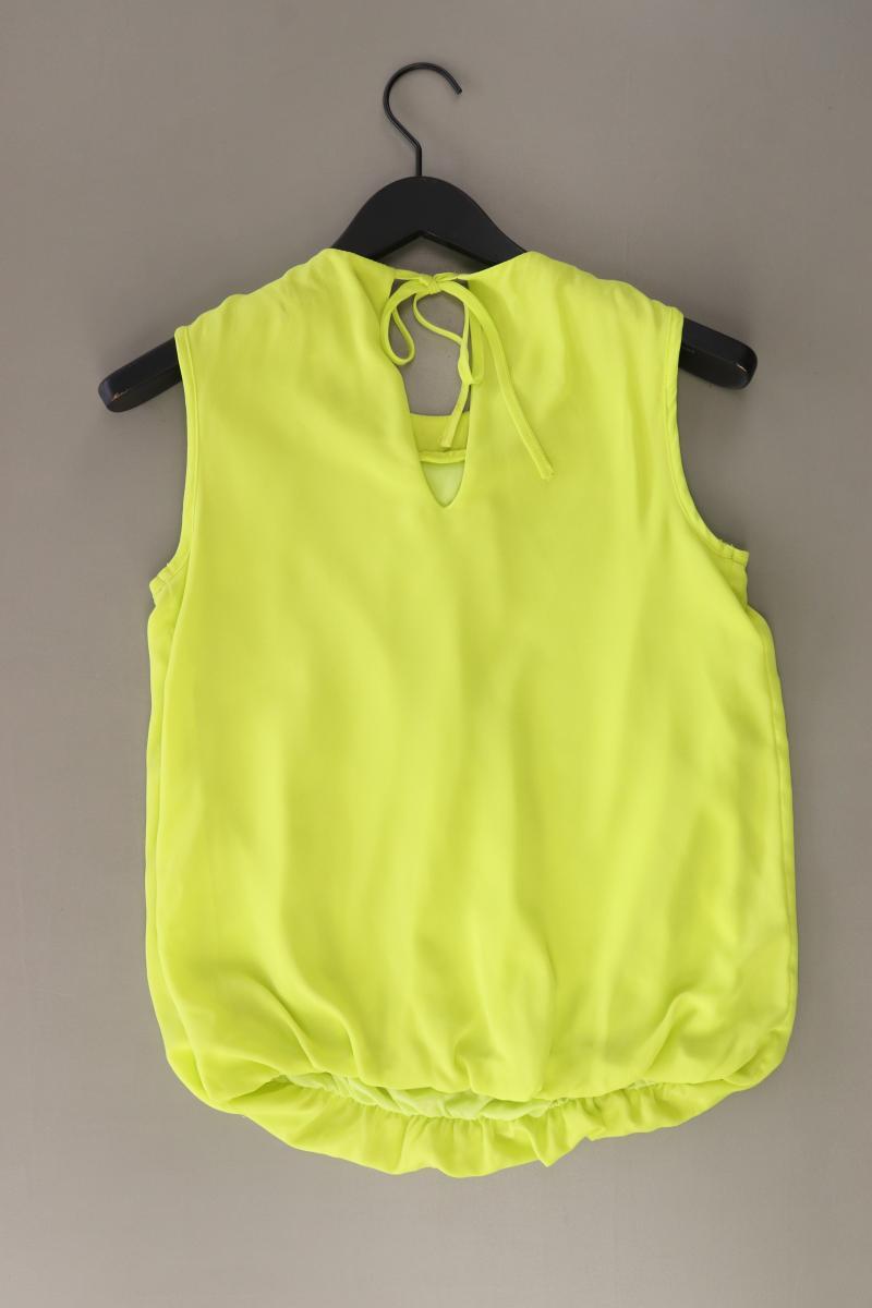 Dorothy Perkins Bluse Neon farben Gr. 36 Ärmellos gelb aus Polyester