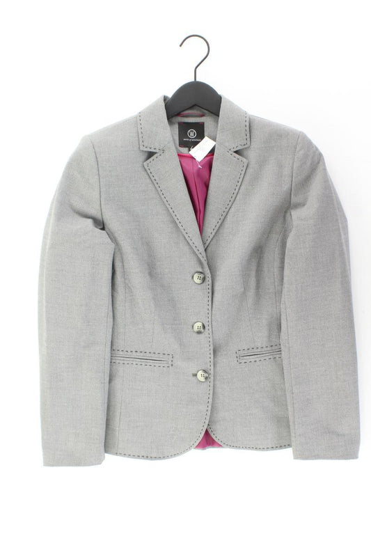 Wissmach Blazer Gr. 38 grau aus Polyester