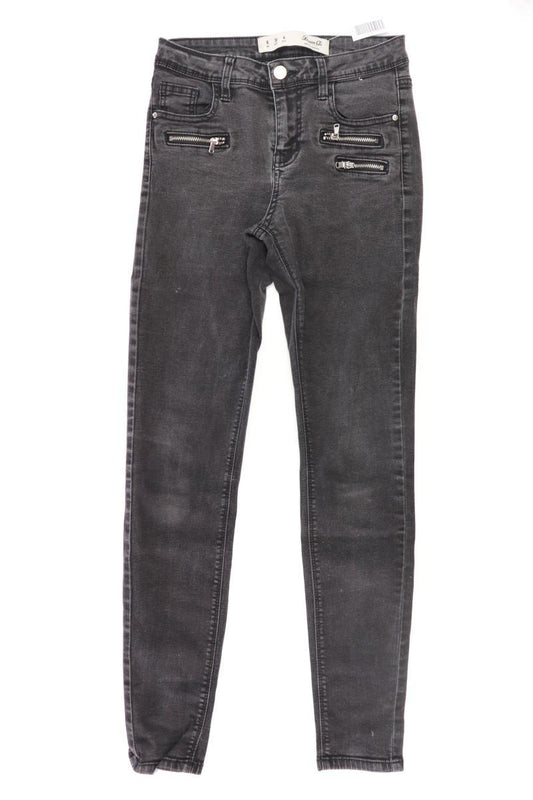 Skinny Jeans Gr. 36 grau aus Baumwolle
