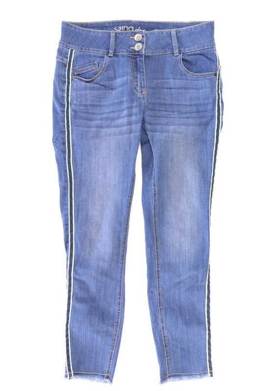 Straight Jeans Gr. 38 blau