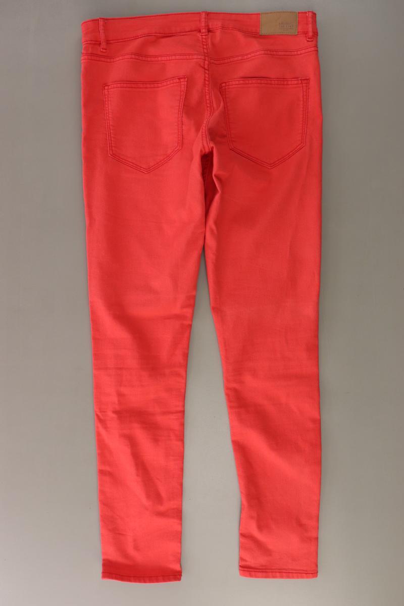 Divided H&M Jeans Korallrot Gr. 42 aus Baumwolle