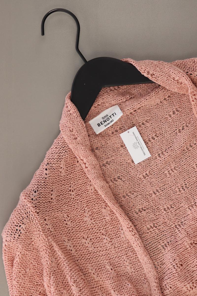 Gina Benotti Strickjacke Gr. 36/38 Langarm rosa aus Polyacryl