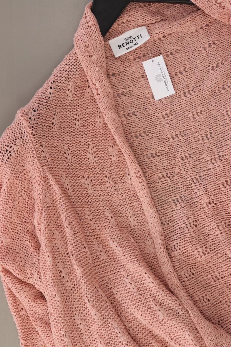 Gina Benotti Strickjacke Gr. 36/38 Langarm rosa aus Polyacryl