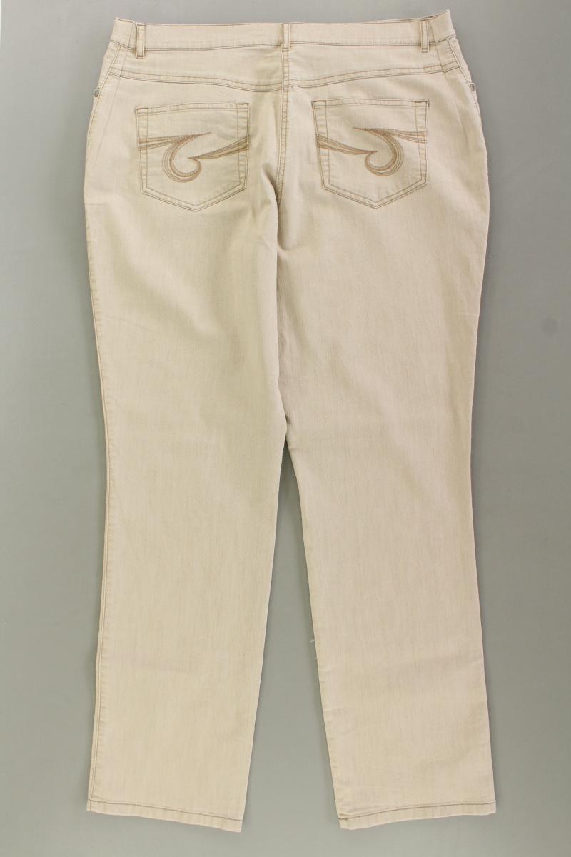 Gelco Straight Jeans Gr. 48 creme aus Baumwolle