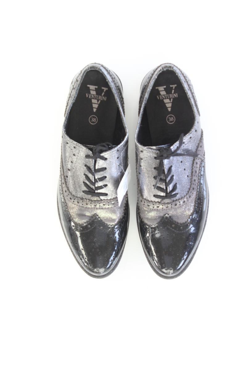 Venturini Milano Schuhe Gr. 38 silber