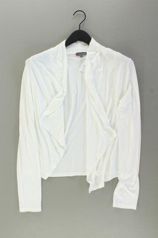 Street One Cardigan Gr. 38 Langarm weiß aus Viskose