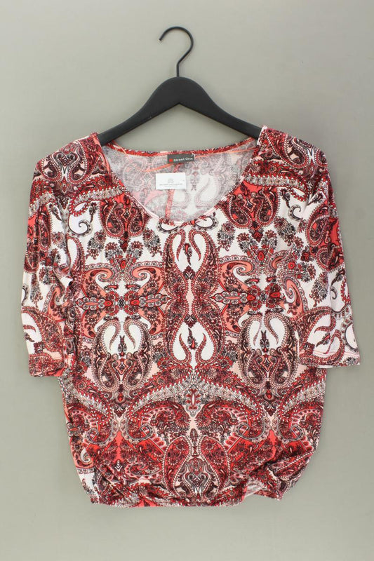 Street One Shirt Gr. 38 mit Paisleymuster 3/4 Ärmel mehrfarbig aus Viskose