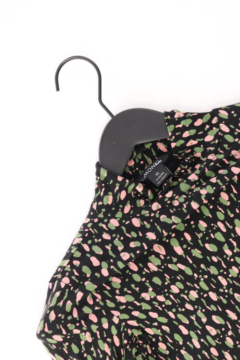 Monki Longsleeve-Shirt Gr. XS Langarm mehrfarbig aus Baumwolle