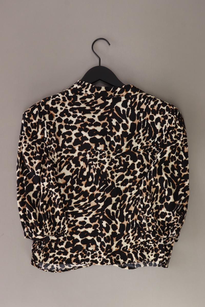 First Chance Collection Bluse Gr. S mit Tierdruck 3/4 Ärmel braun aus Viskose