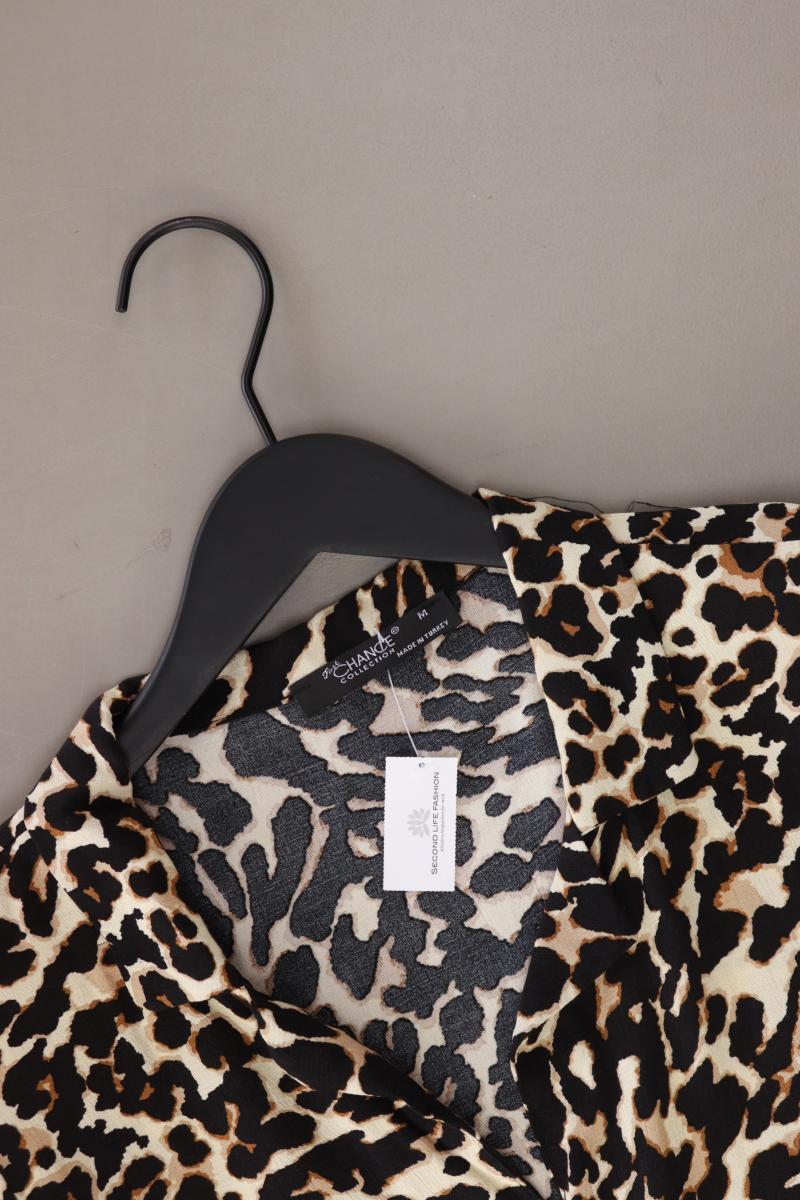 First Chance Collection Bluse Gr. S mit Tierdruck 3/4 Ärmel braun aus Viskose