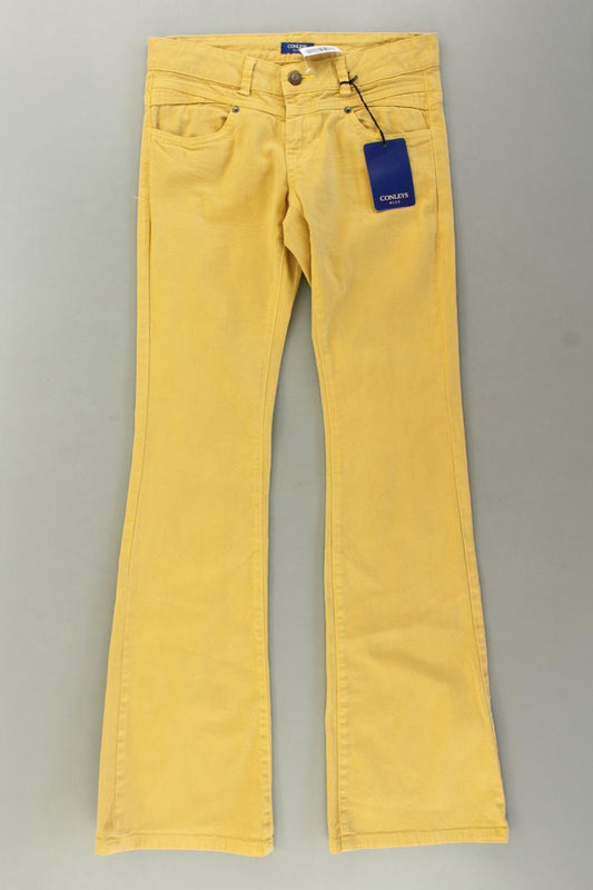 Conleys Jeans Schlaghose Gr. W26/L34 neu mit Etikett gelb aus Baumwolle