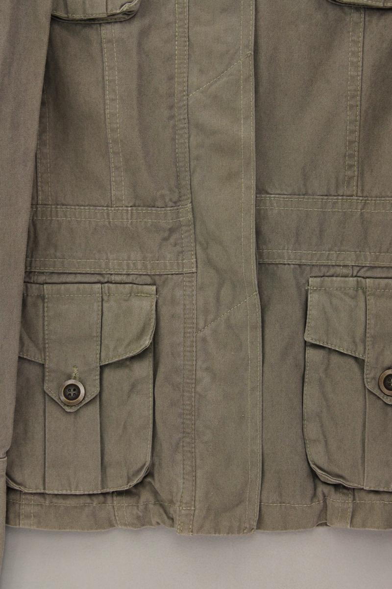 Geelong Übergangsjacke Gr. 36 olivgrün aus Baumwolle