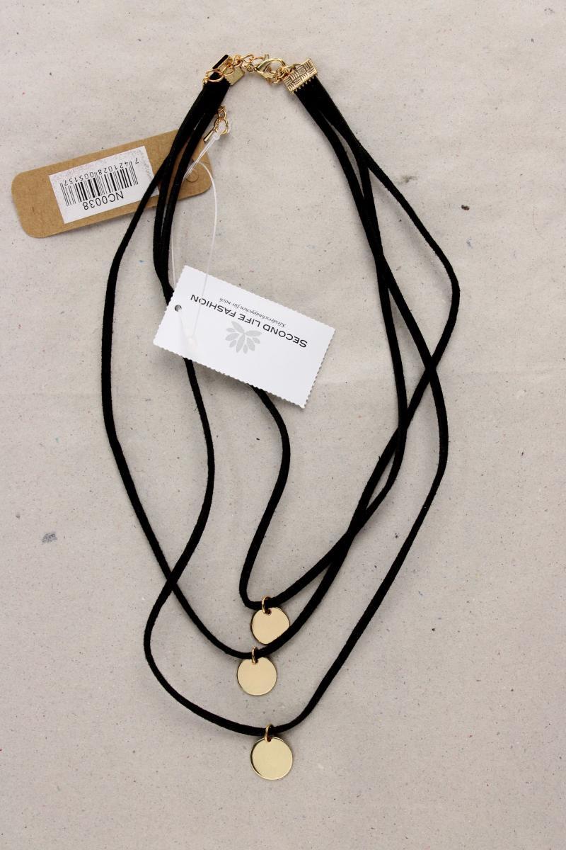 MeLady Halskette neu mit Etikett schwarz