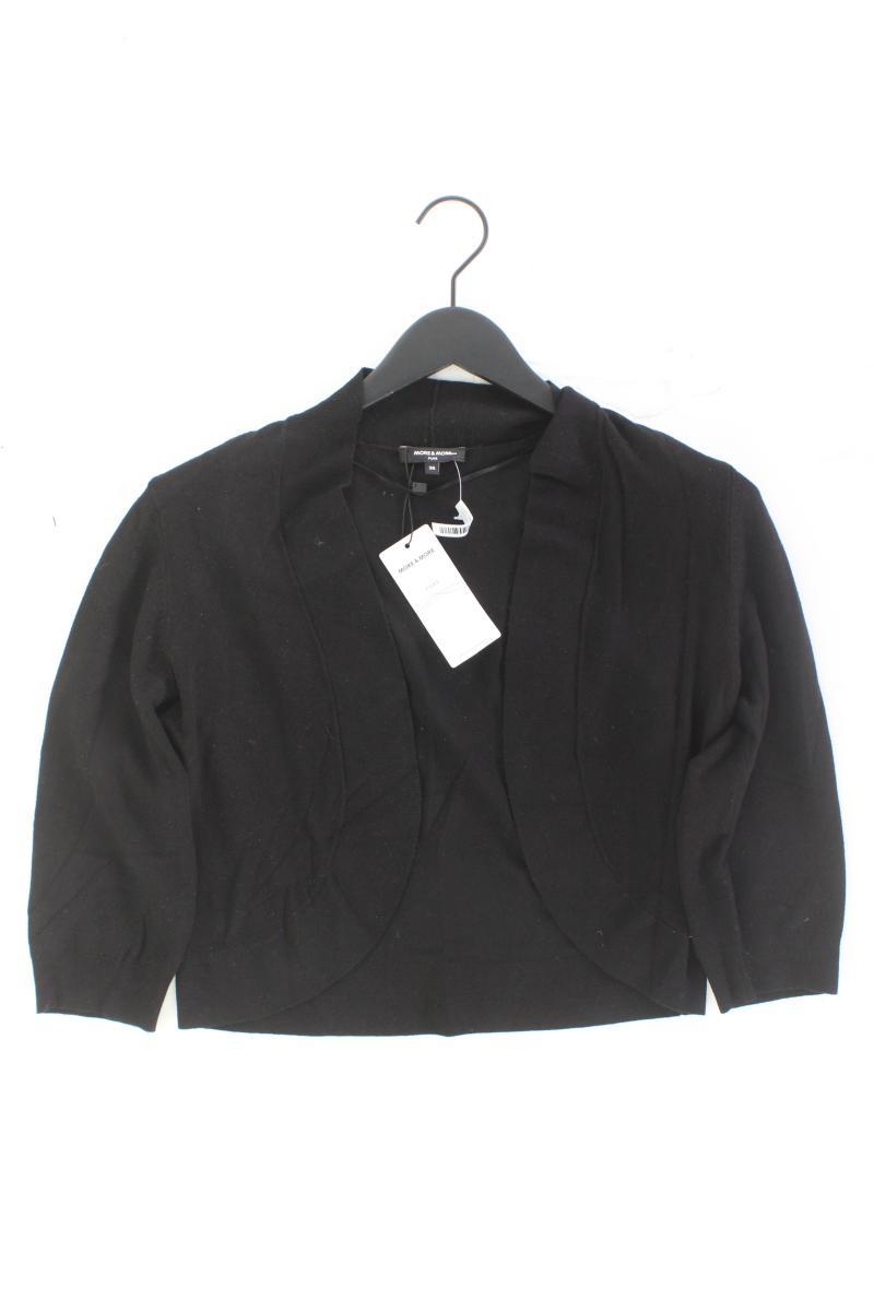 More&More Cardigan Gr. 38 neu mit Etikett 3/4 Ärmel schwarz aus Viskose
