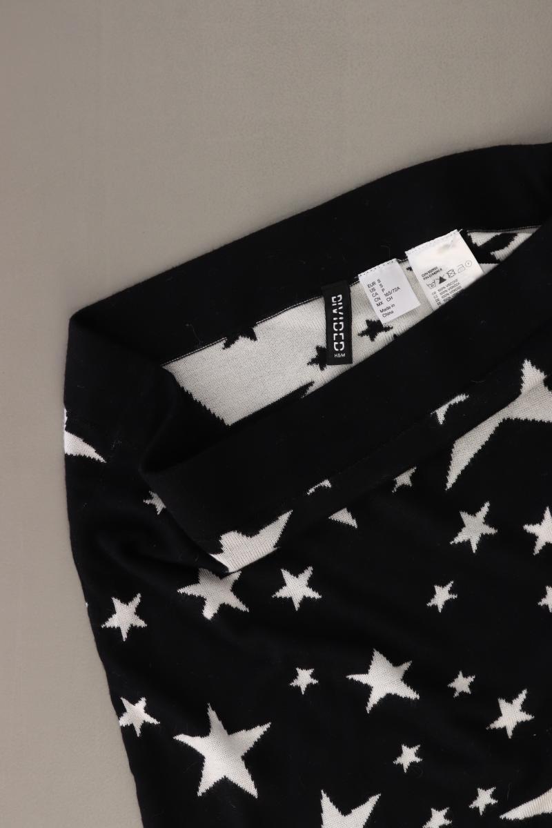 H&M Divided Strickrock Gr. S schwarz aus Viskose