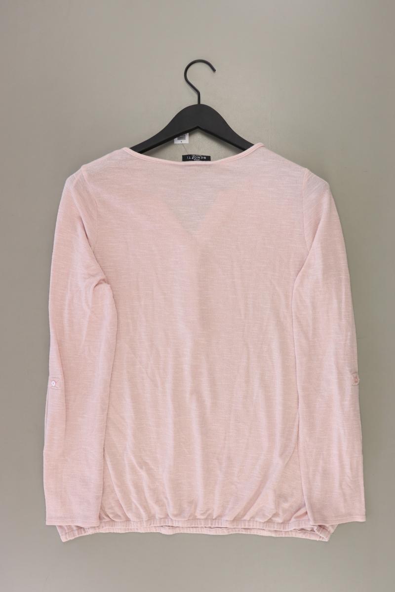 Gina Benotti Langarmshirt Gr. 40 mit Pailletten rosa aus Viskose