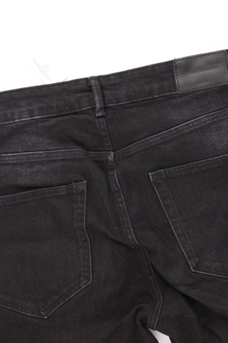 Zara Straight Jeans Gr. 36 schwarz aus Baumwolle