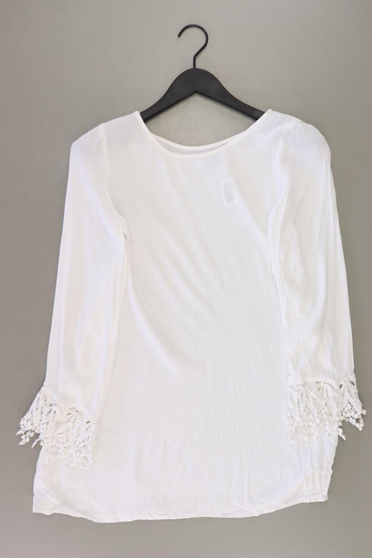 Glamorous Langarmbluse Gr. UK 8 weiß aus Polyester
