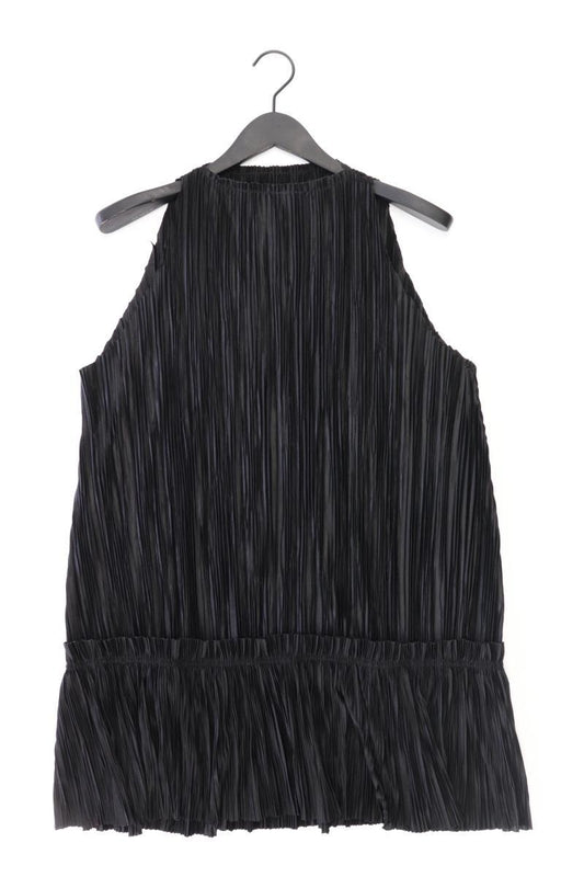 H&M Abendkleid Gr. 38 Ärmellos schwarz aus Polyester