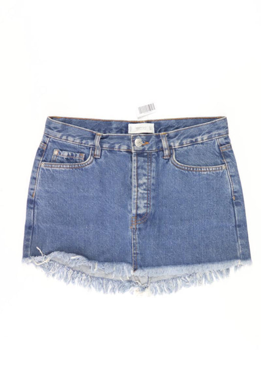 Mango Jeansrock Gr. 38 blau aus Baumwolle