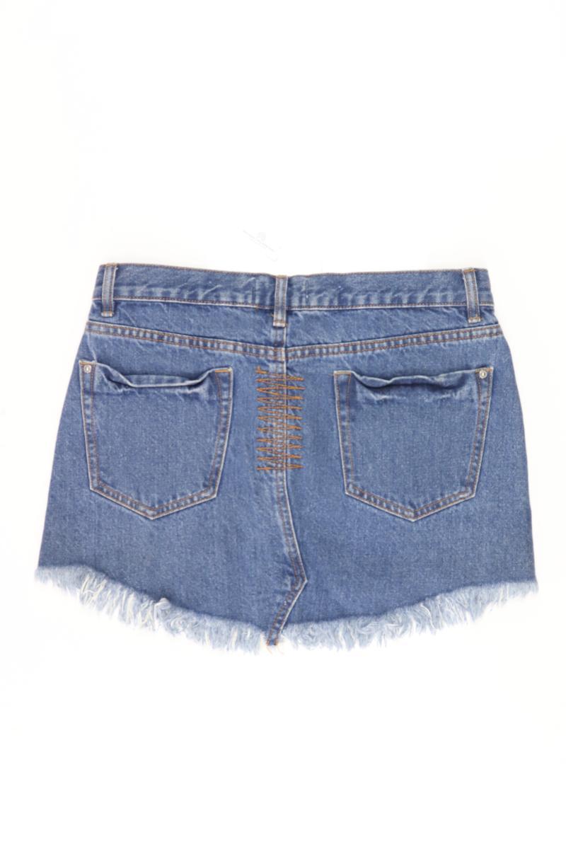 Mango Jeansrock Gr. 38 blau aus Baumwolle