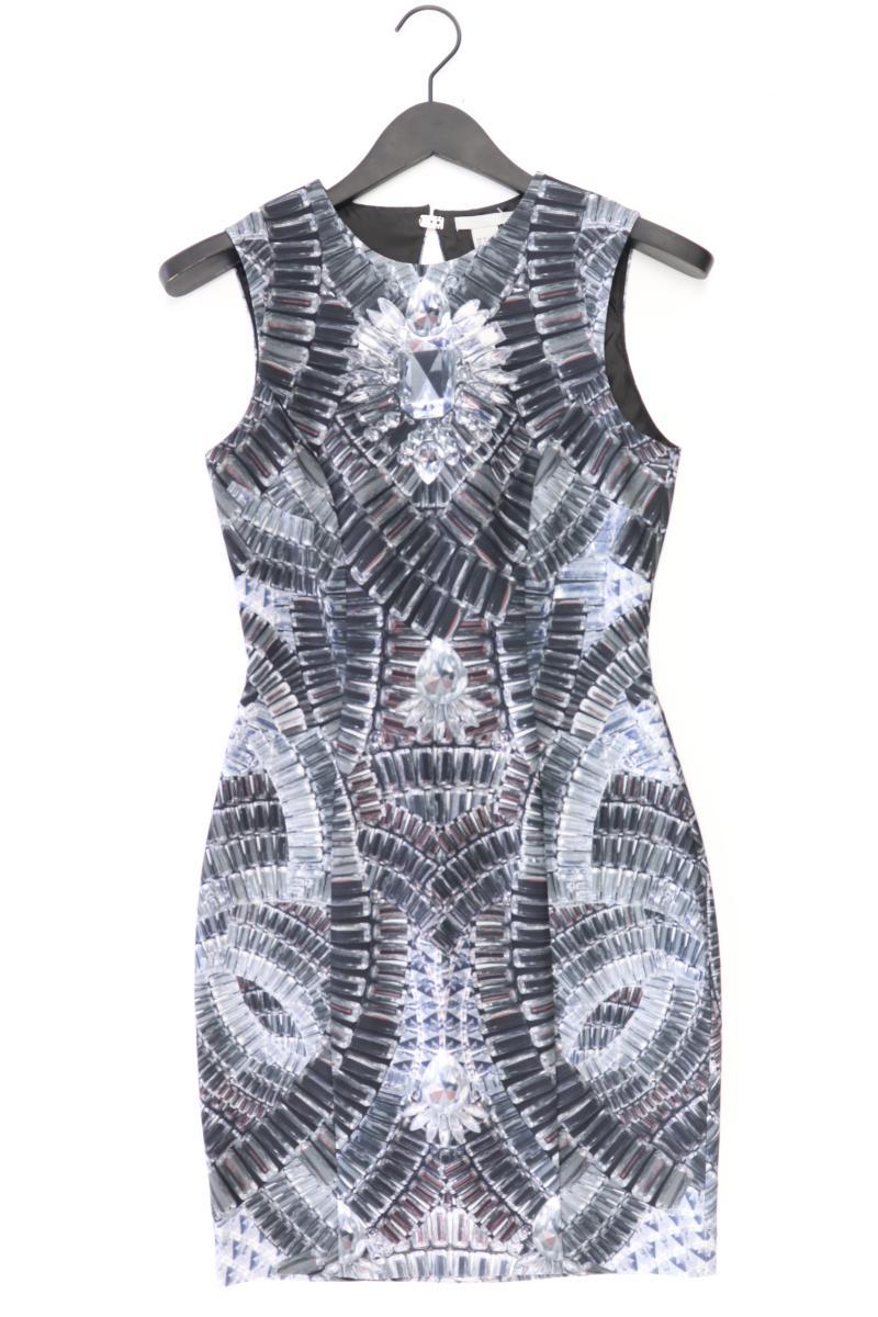 H&M Stretchkleid Gr. 36 neuwertig Ärmellos grau aus Polyester