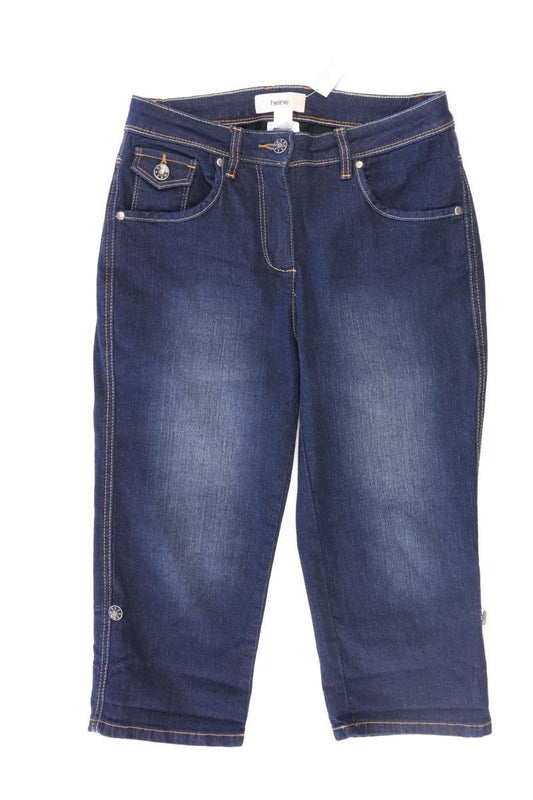 Heine 3/4 Jeans Gr. 38 blau aus Baumwolle