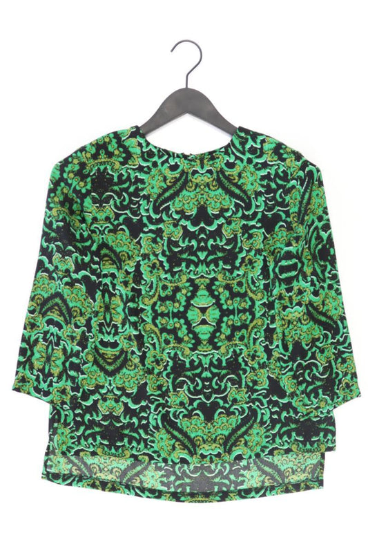 H&M Bluse Gr. 36 3/4 Ärmel grün aus Polyester