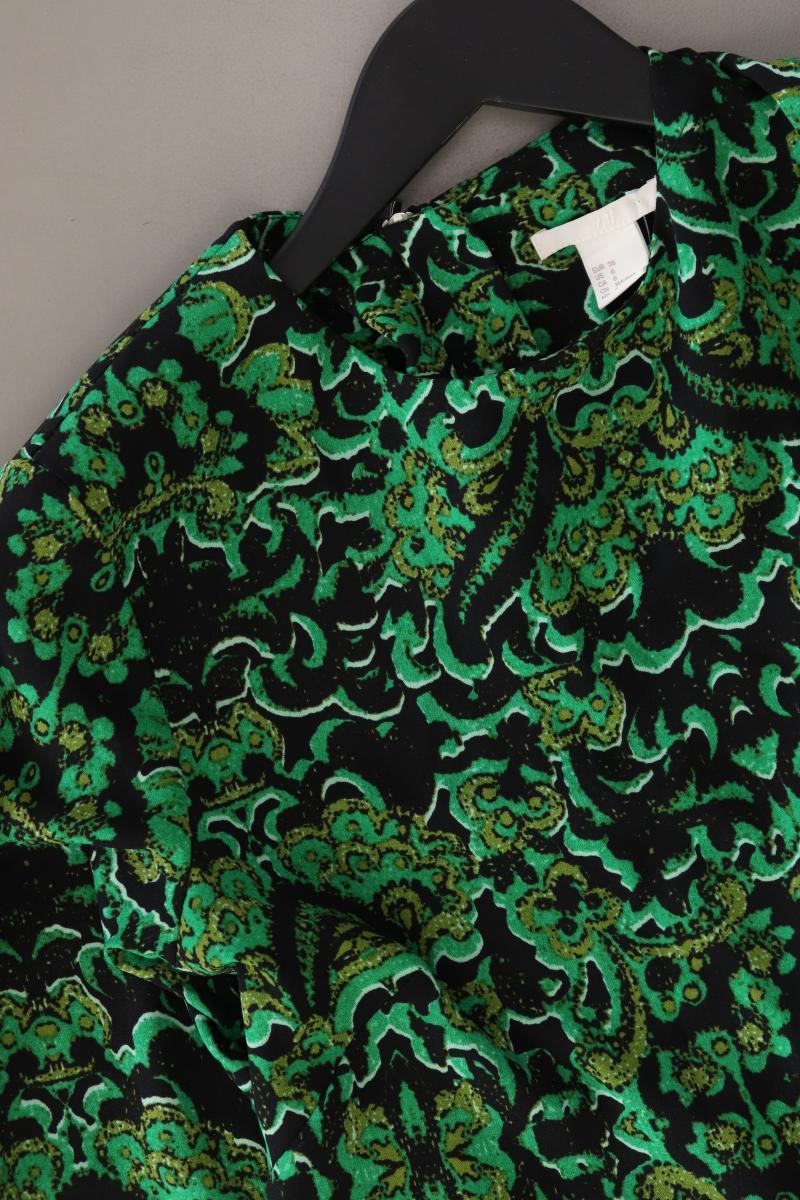 H&M Langarmbluse Gr. 36 3/4 Ärmel grün aus Polyester