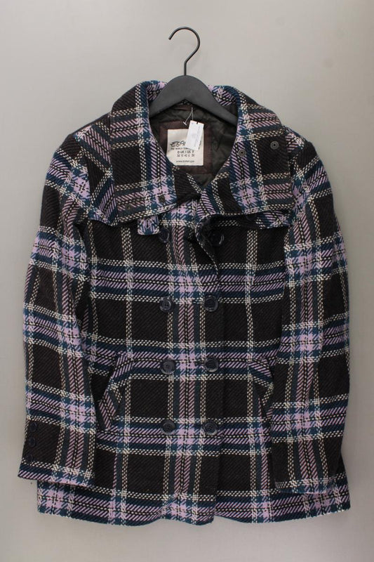 Esprit Wolljacke Gr. 36 kariert mehrfarbig