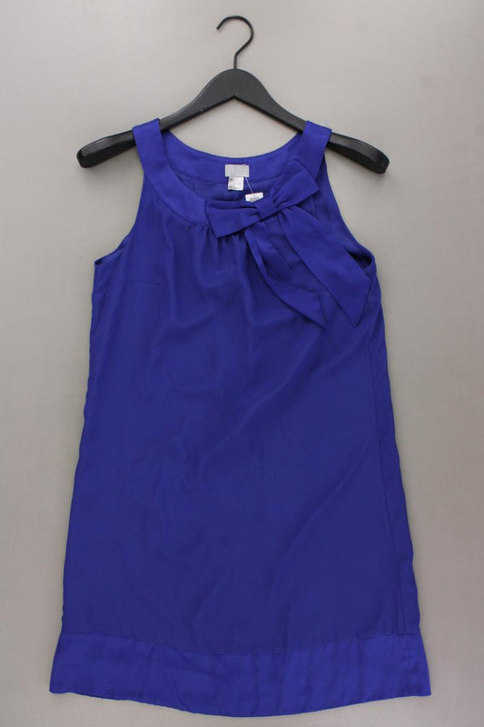 H&M Kleid Royalblau Gr. 36 Ärmellos aus Polyester