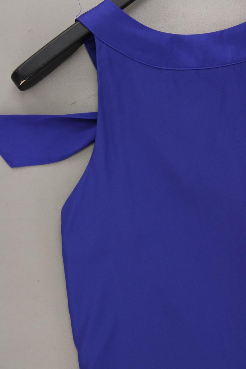 H&M Kleid Royalblau Gr. 36 Ärmellos aus Polyester