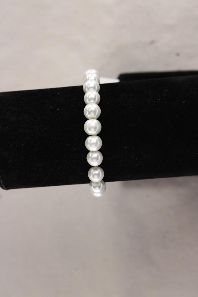 Perlenarmband weiß