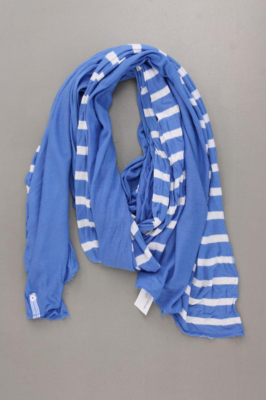 Schal gestreift blau